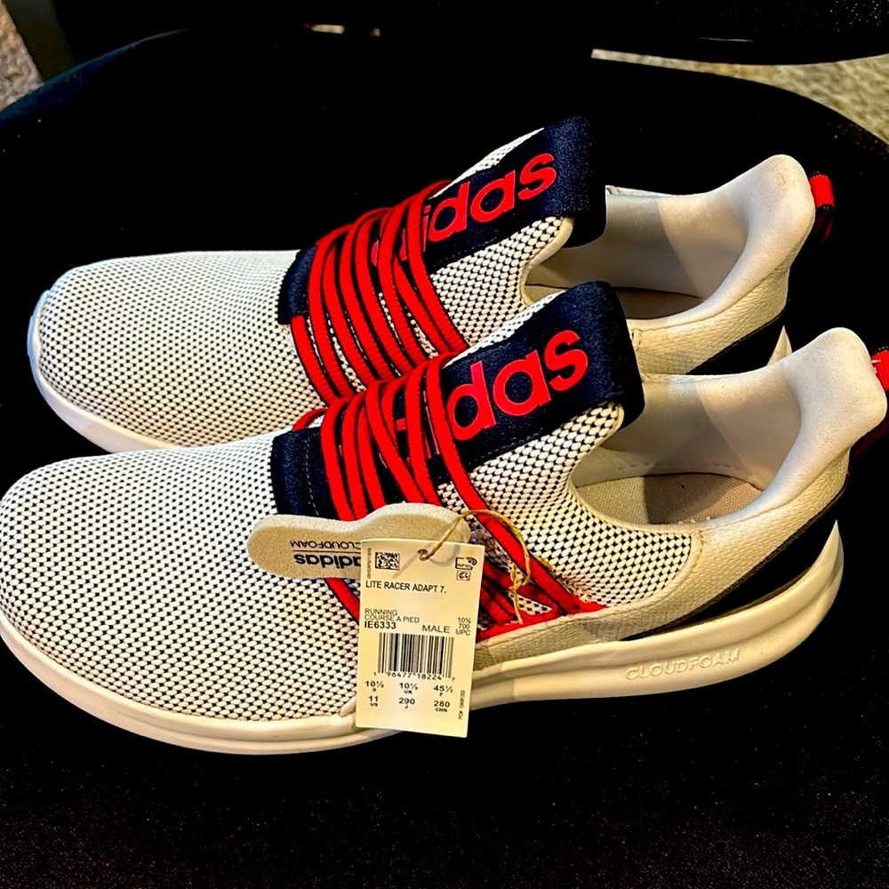 Men’s Adidas Lite Racer Adapt 7.0 tennis shoe/sneaker -Size 11-NEW WITH TAGS